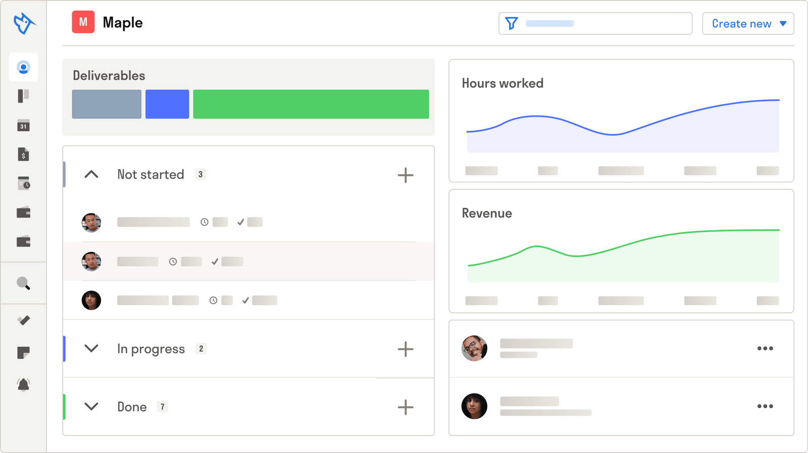 Moxie Built for freelancers